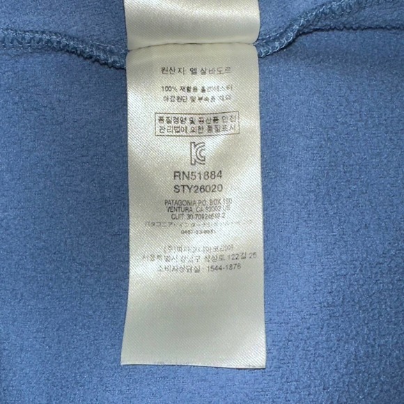 Patagonia Micro D Snap Pullover Fleece Jacket, Blue - Picture 10 of 10